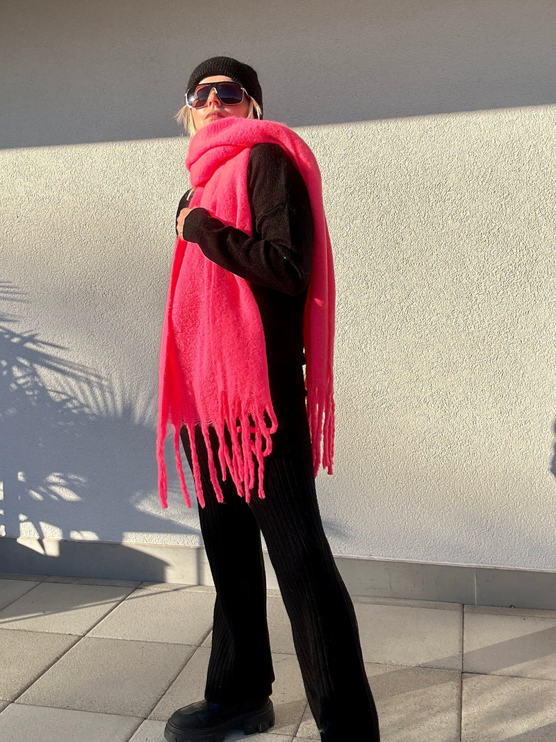 Schal Mr. Big Neon Pink