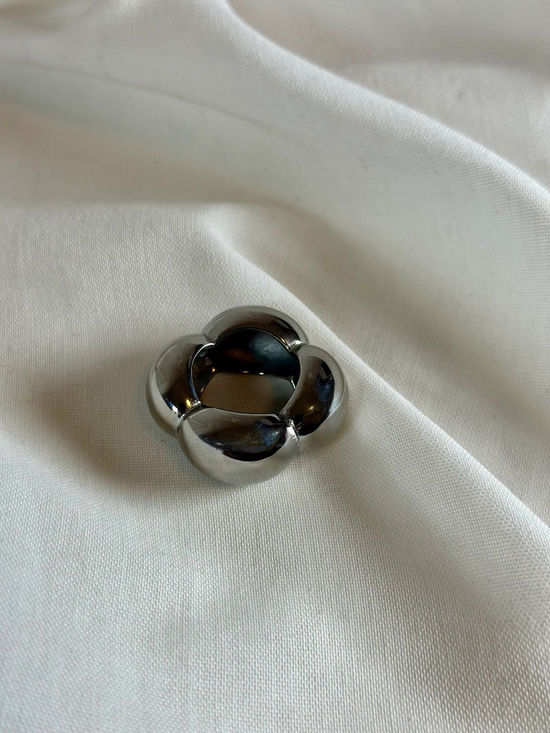 Fingerring Bubble Silber