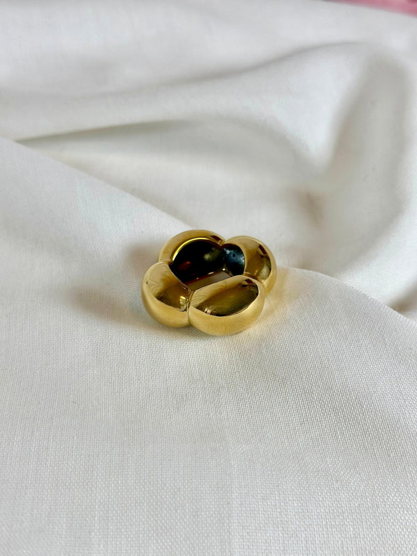 Fingerring Bubble Gold