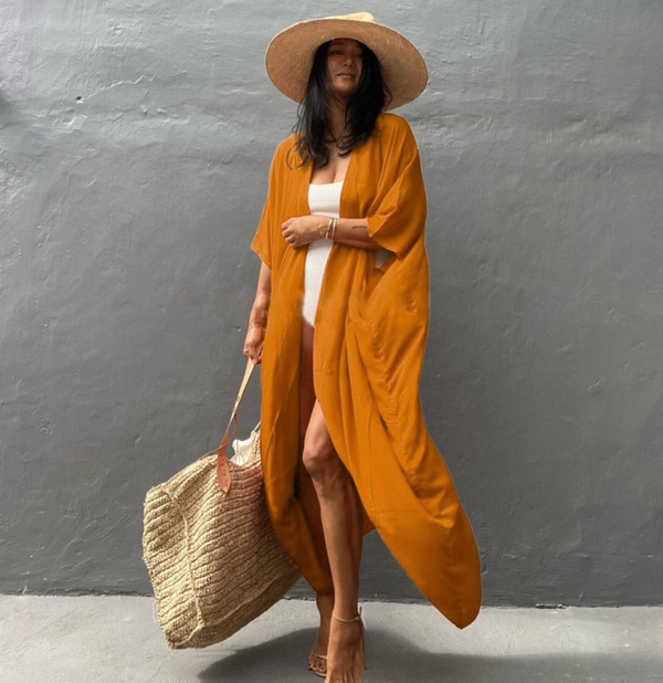 Sun yellow kimono