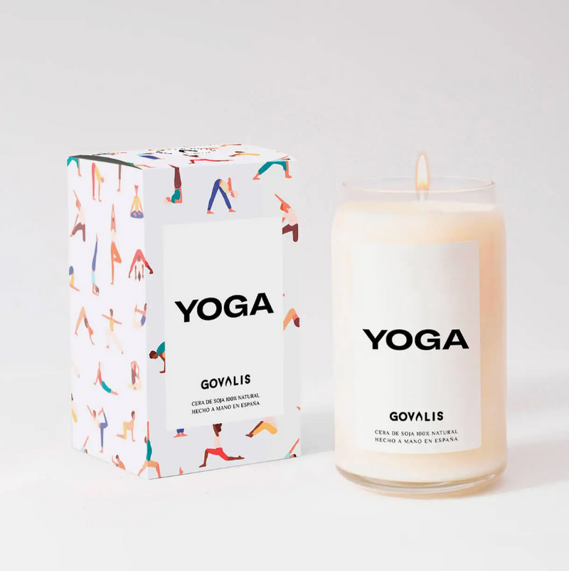 Yoga scented candle