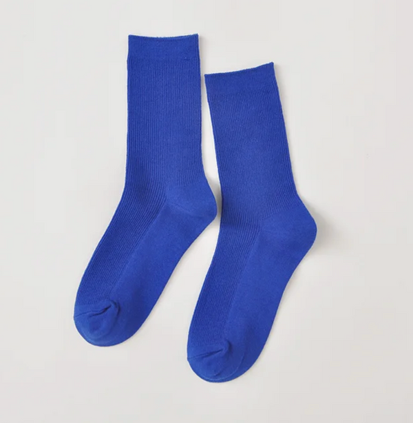 Socken Uni Blau