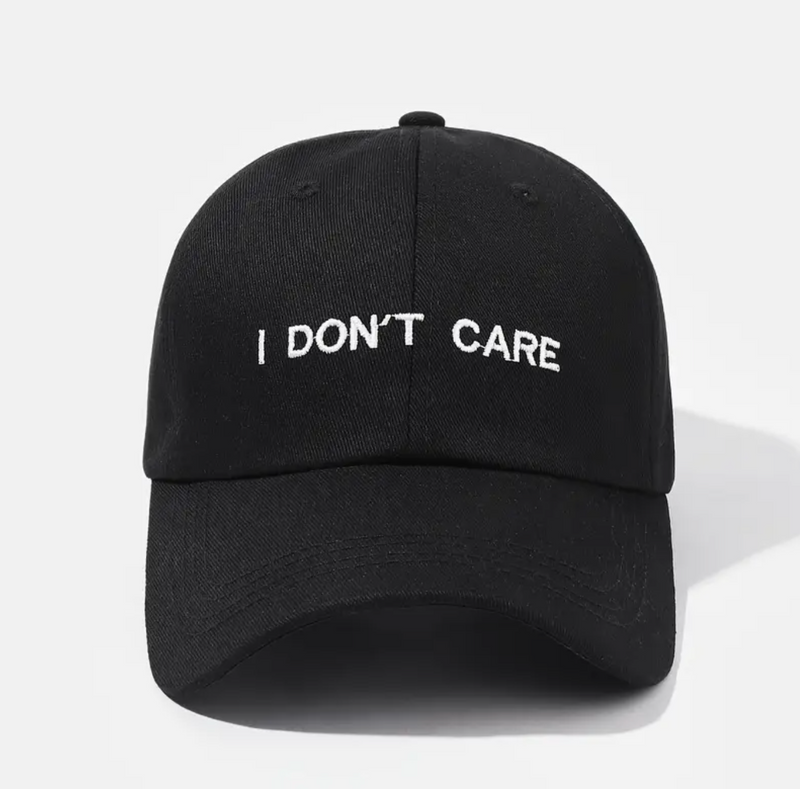 Cap Schwarz "i don`t care"
