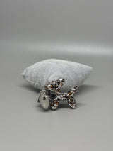 Taschenschmuck Doggo Silber Leopard