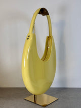 Handtasche Lack Gelb