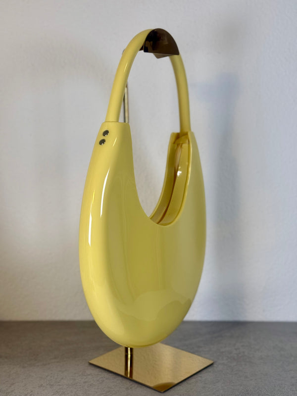 Handtasche Lack Gelb