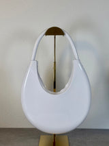 Handtasche Lack Weiss
