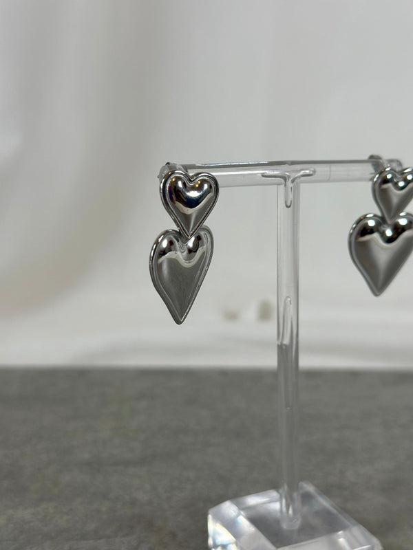 Ohrringe Hearts Silber