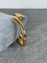 Armreif Drops golden mit Schnappverschluss