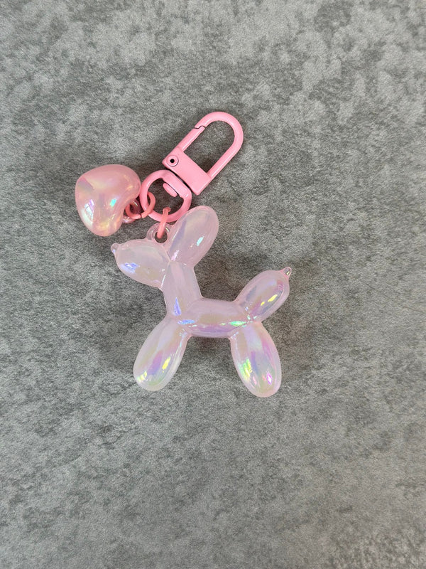 Taschenschmuck Doggo Rosa glänzend