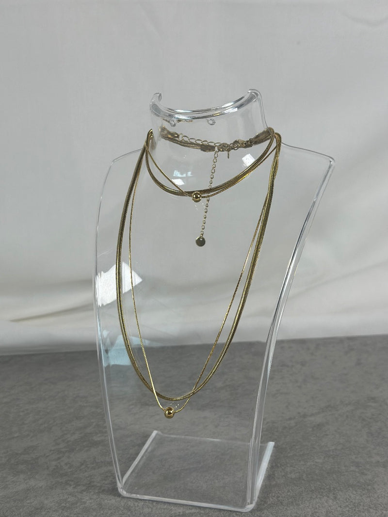 Schmuckset Halskette und Armband Gold