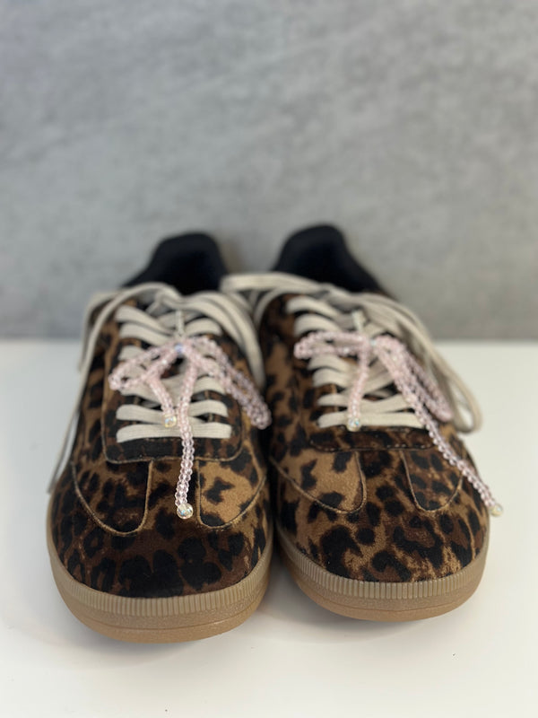 Schuh Accessoires Maschen rosa transparent