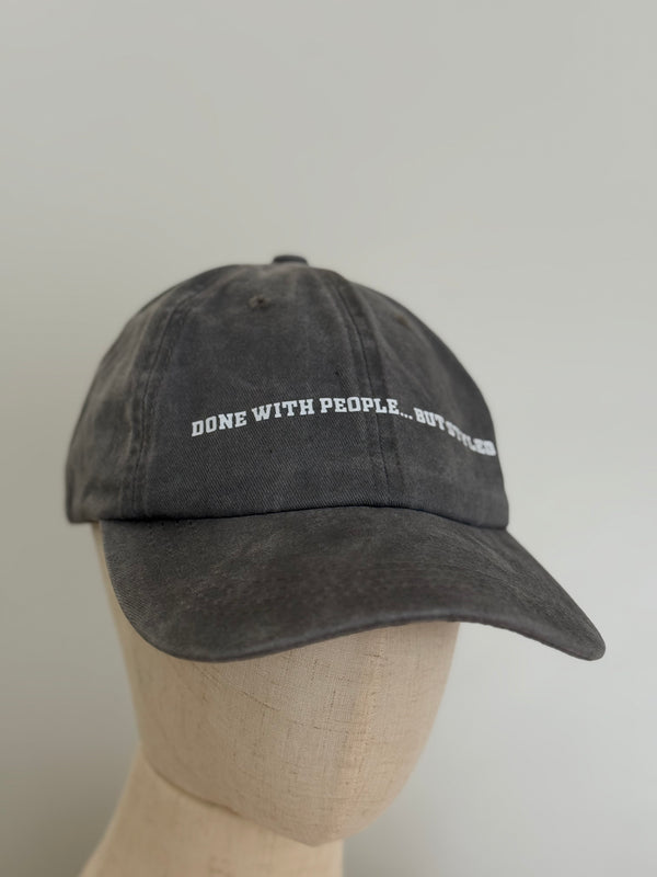 Cap Done with People ... but styled