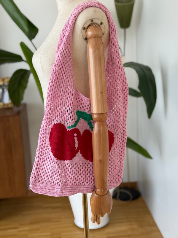 Netztasche Kirsche