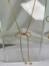 Schmuckset Schleifen, Ohrringe und Halskette