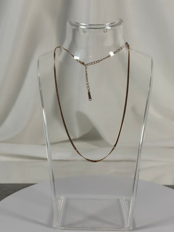 Halskette Rosegold mini Snakechain