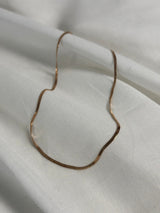 Halskette Rosegold mini Snakechain