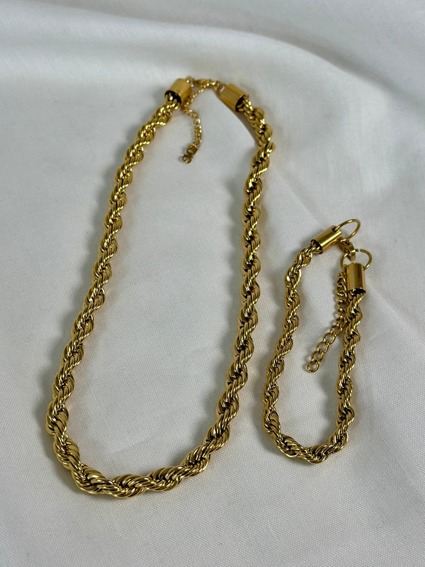 Schmuckset Chunky Halskette & Armband