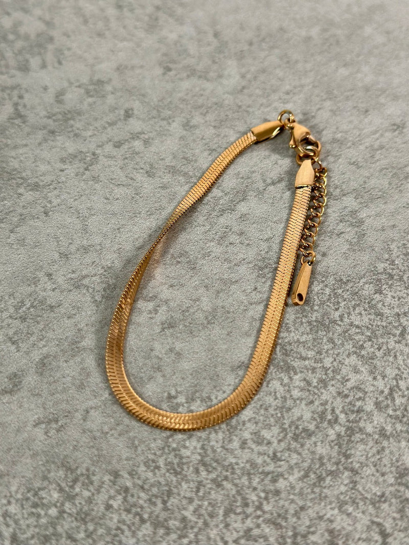 Armketteli Roségold Snakechain