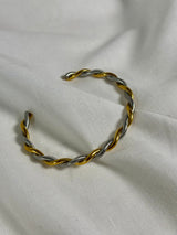 Armreif Twist Gold & Silber Mix