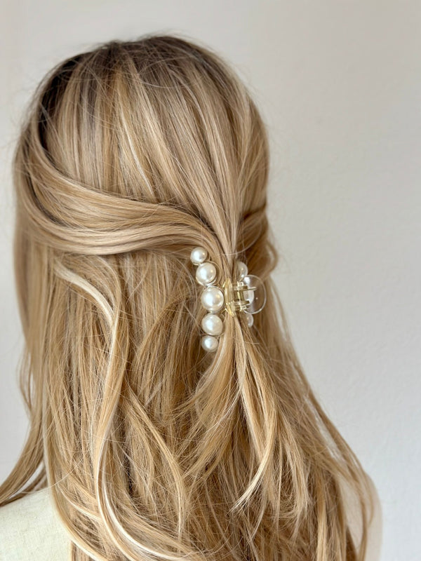 Haarspange midi Pearls