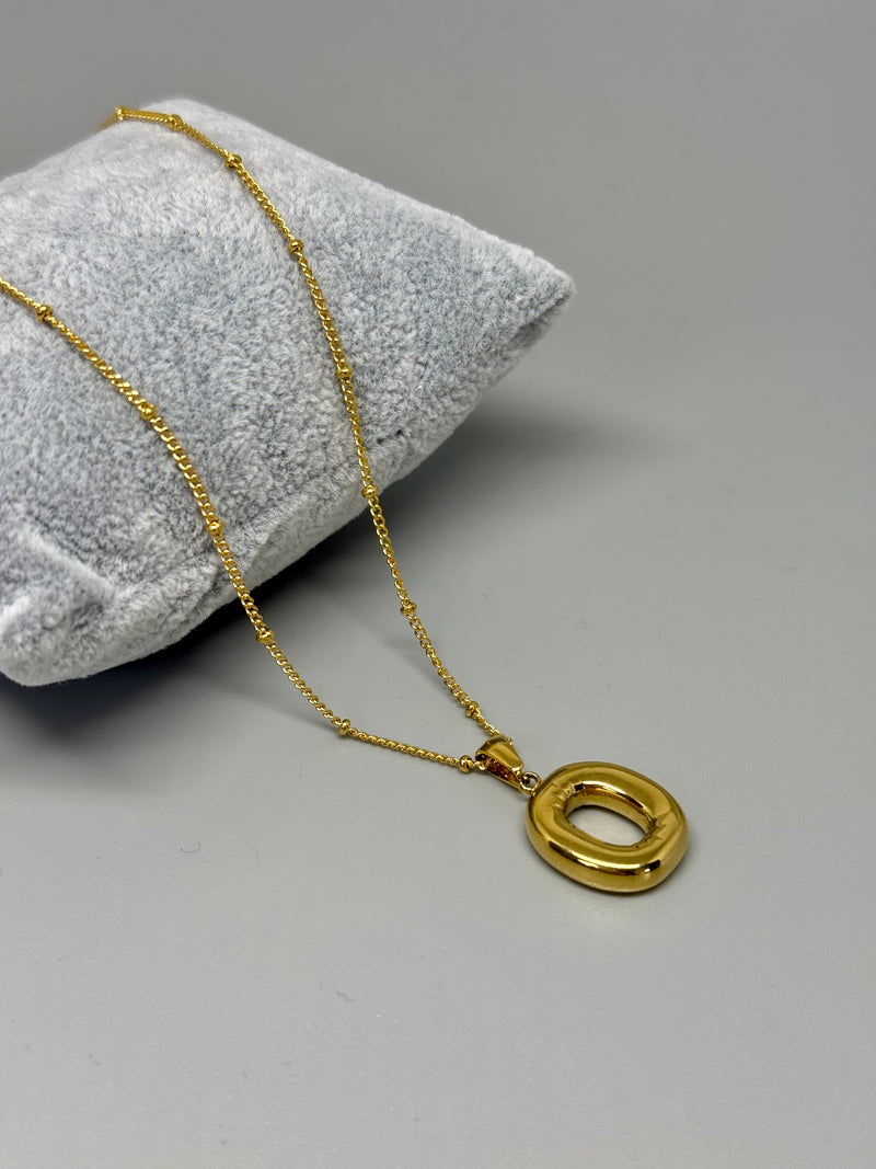 Collier Snakechain simple, doré