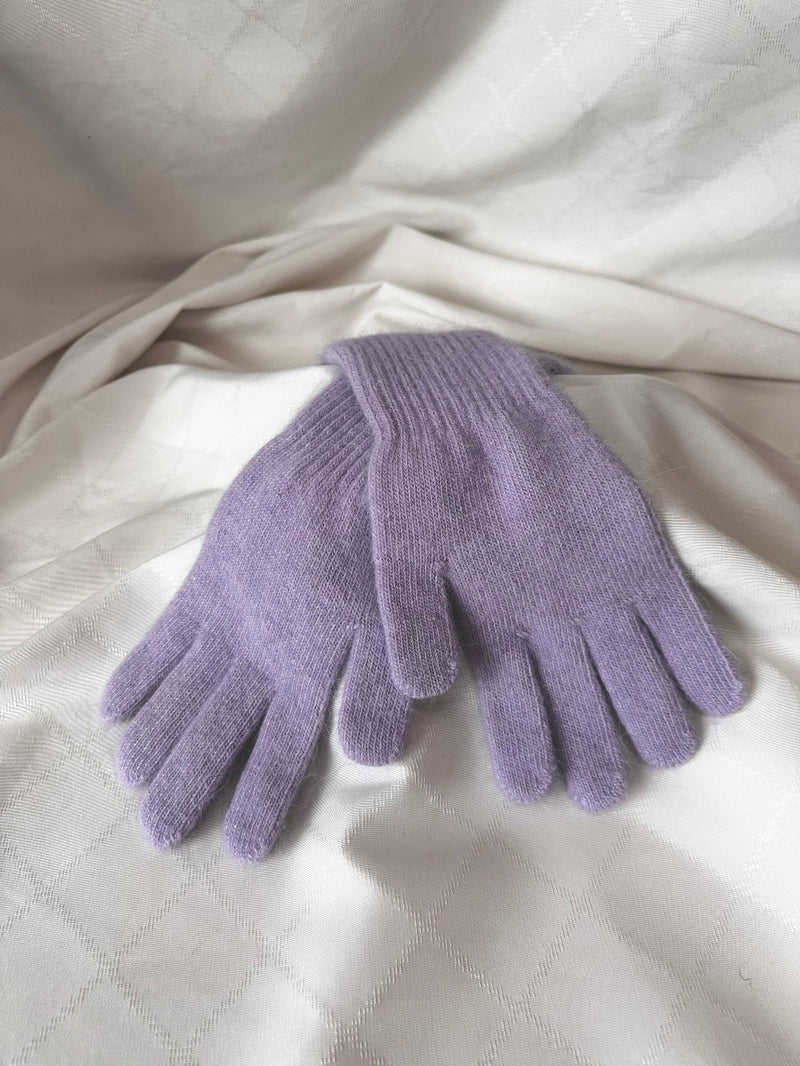 Fingerhandschuhe Lila