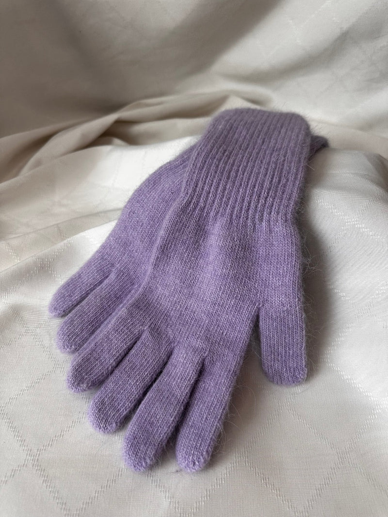 Fingerhandschuhe Lila