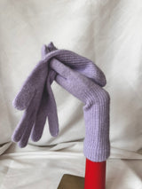 Fingerhandschuhe Lila