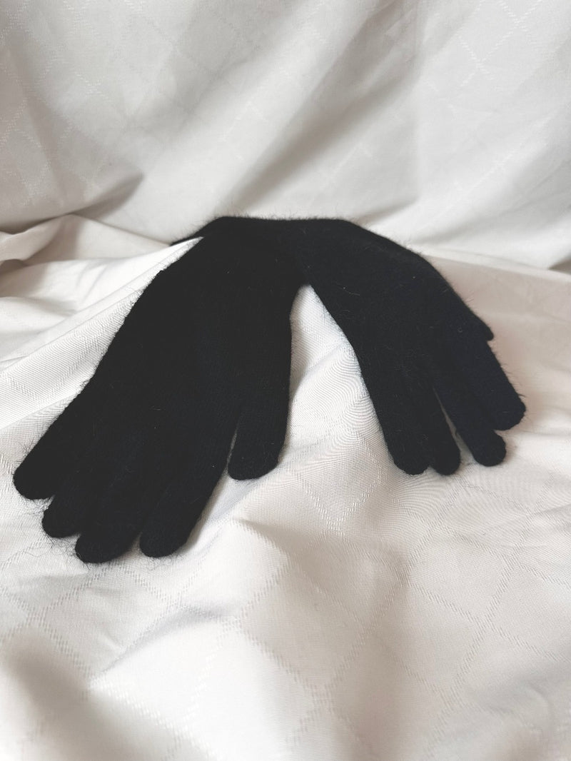 Fingerhandschuhe Schwarz