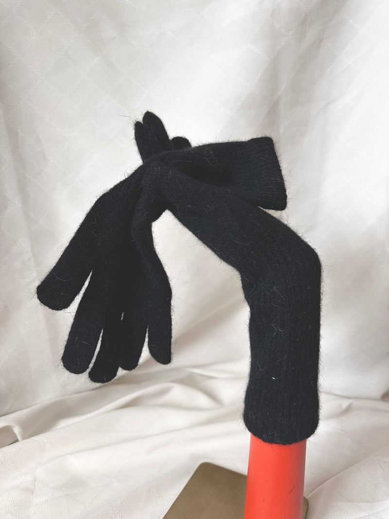 Fingerhandschuhe Schwarz