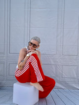 Wide trousers white