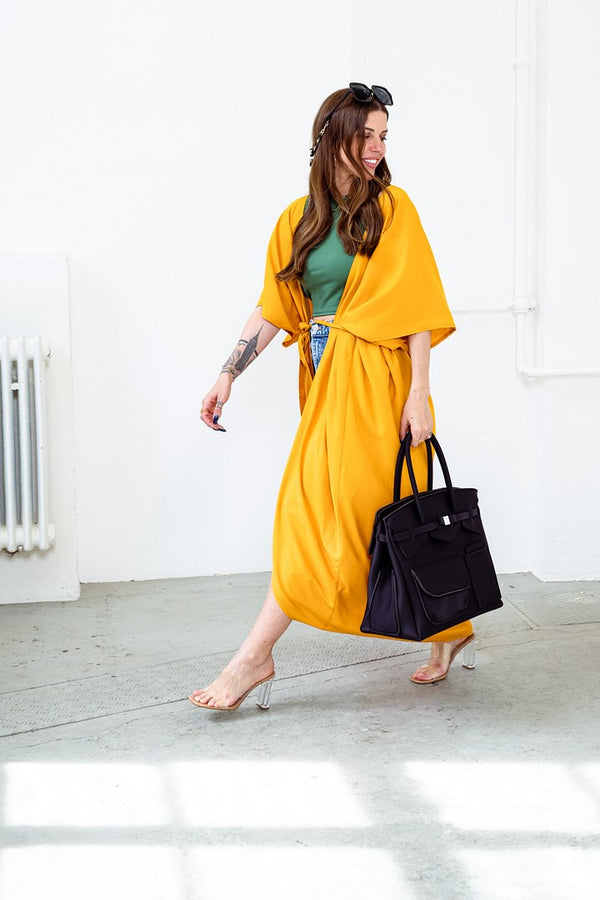 Sun yellow kimono