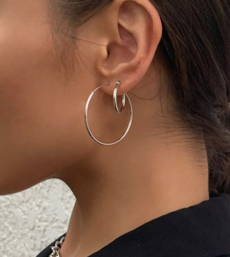 Hoop earrings 50mm