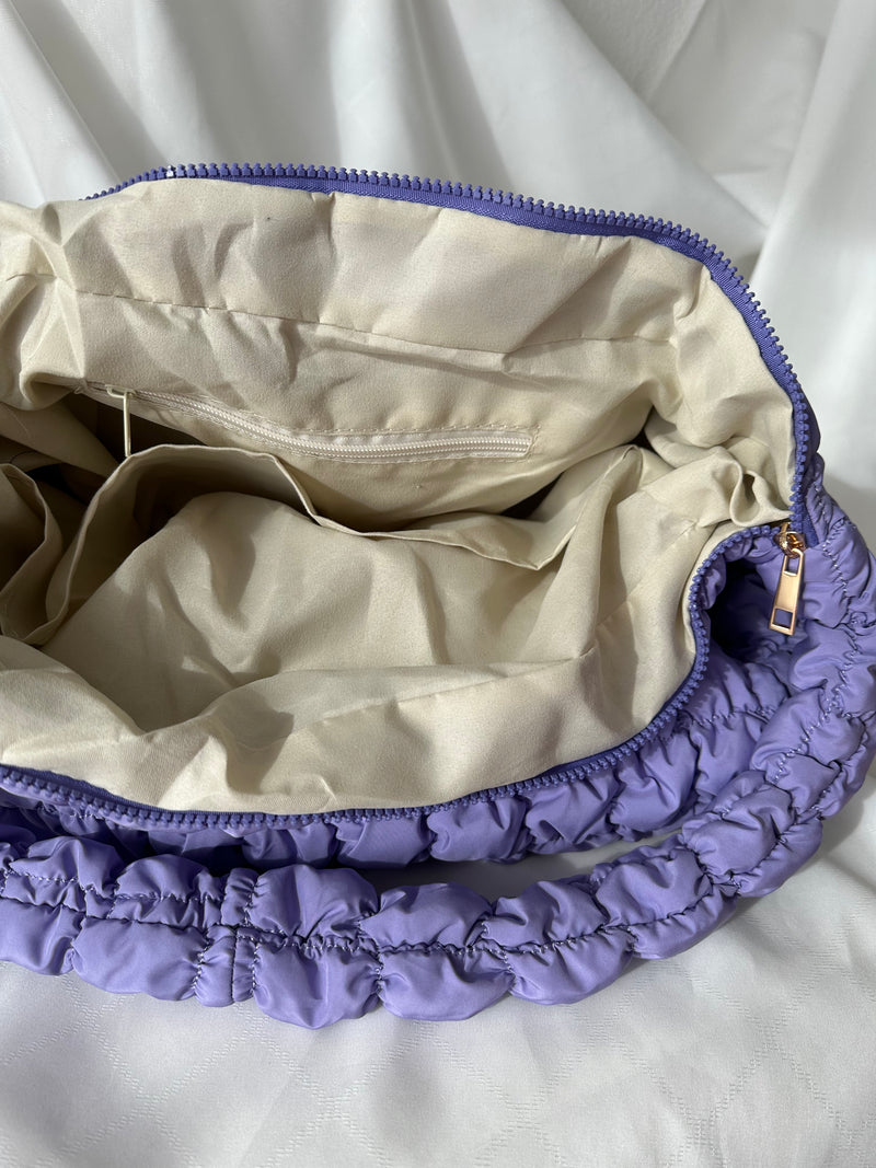 Oversize bag purple